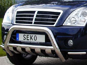 SEKO № 640120 SSANGYONG REXTON 2006- Передняя защита + нижняя
